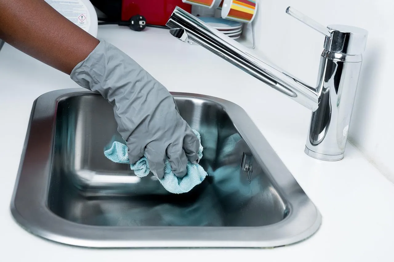 Someone cleaning a kitchen sink - What is
holiness?